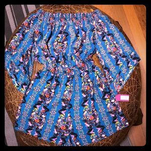 Xhilaration Floral Romper Size Small